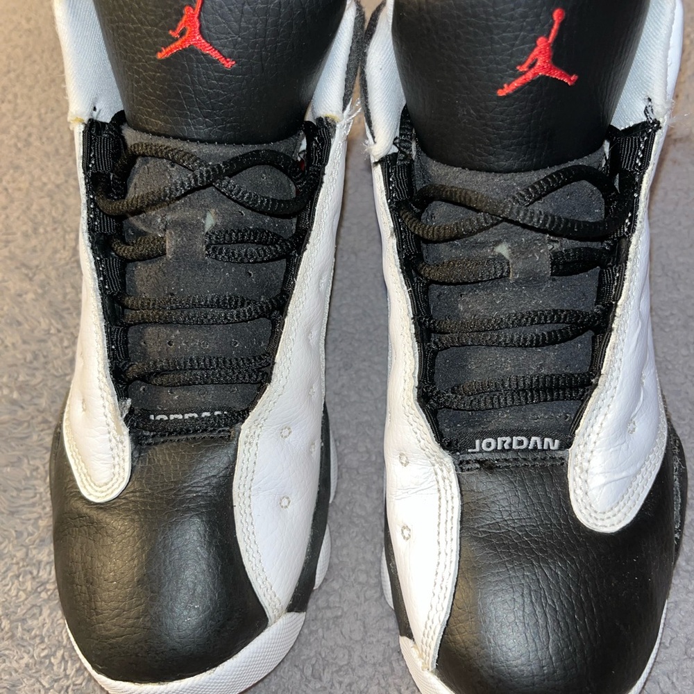 Air Jordan Black and White Sneakers